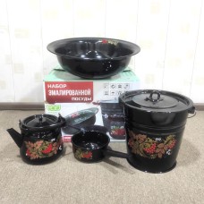 SIRLI NABOR 4 TALI QOP QORA